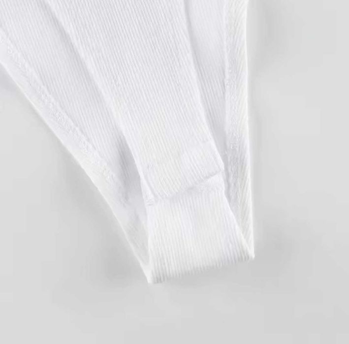 Body z zamkiem błyskawicznym bez rękawów kombinezon czerwony rozmiar S