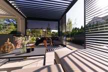 Pergola Ogród zimowy Zadaszenie tarasu Lamele Nowoczesny Design