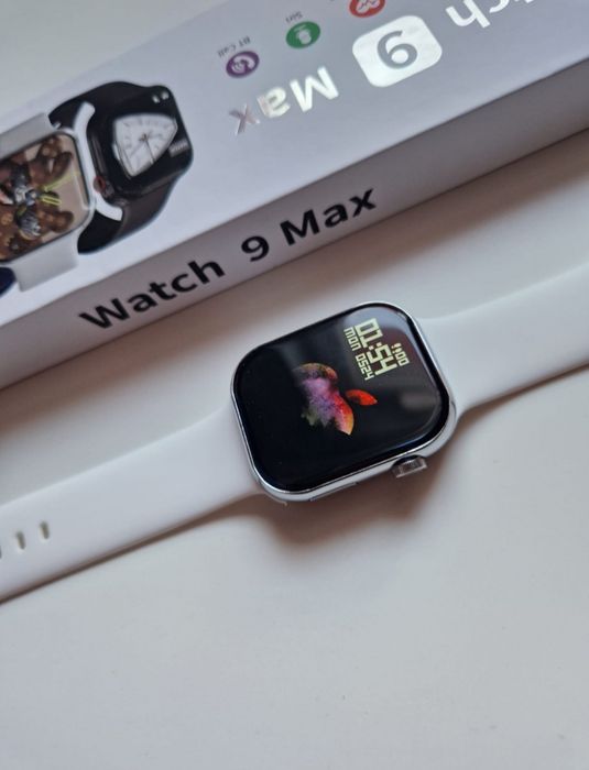 Watch 9 max, 4 generacji, pełny komplet