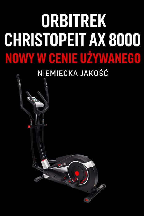 Orbitrek Christopeit AX 8000 – NOWY, elektromagnetyczny, końcówka seri