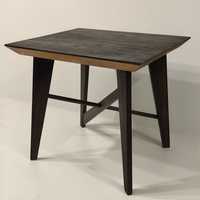 Dębowy stolik kawowy stół krzesło