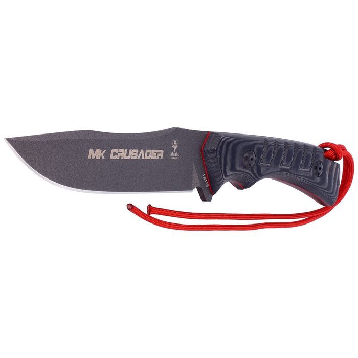 Nóż Muela Crusader Black Micarta, Black Blade 125mm (CRUSADER-13M.N)