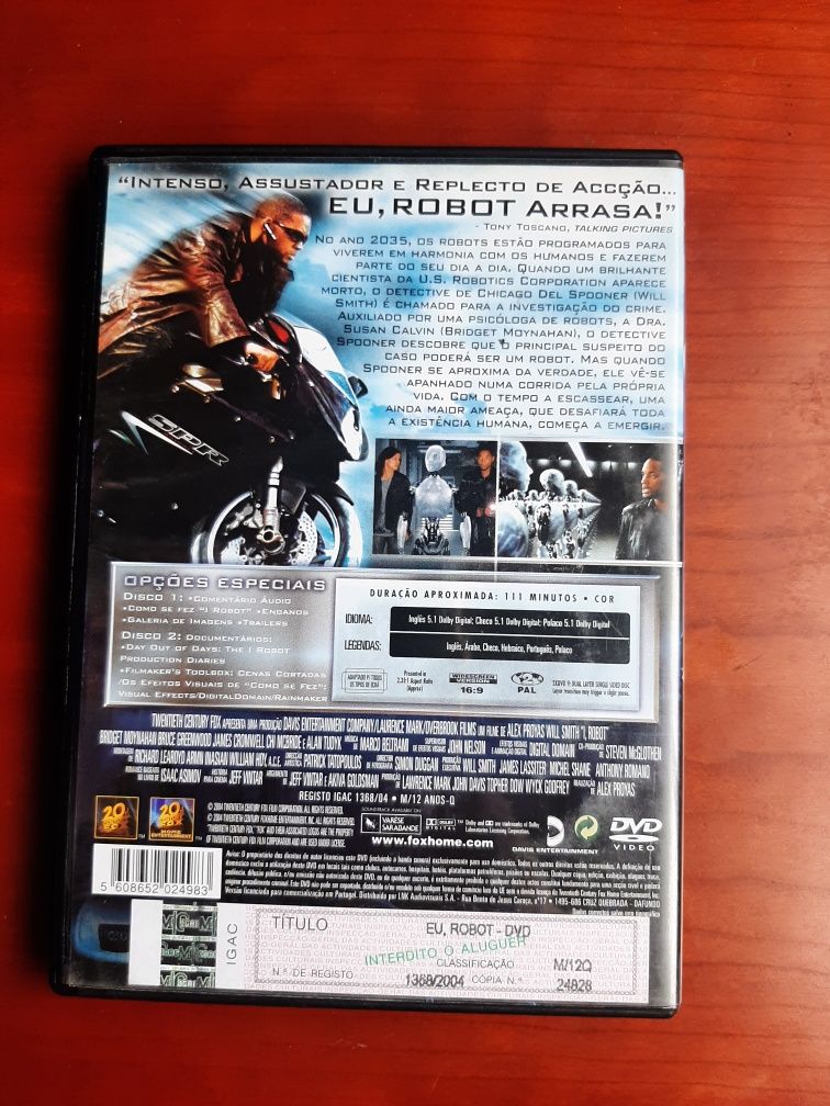 Will Smith, Eu Robot DVD edição colecionador 2 discos