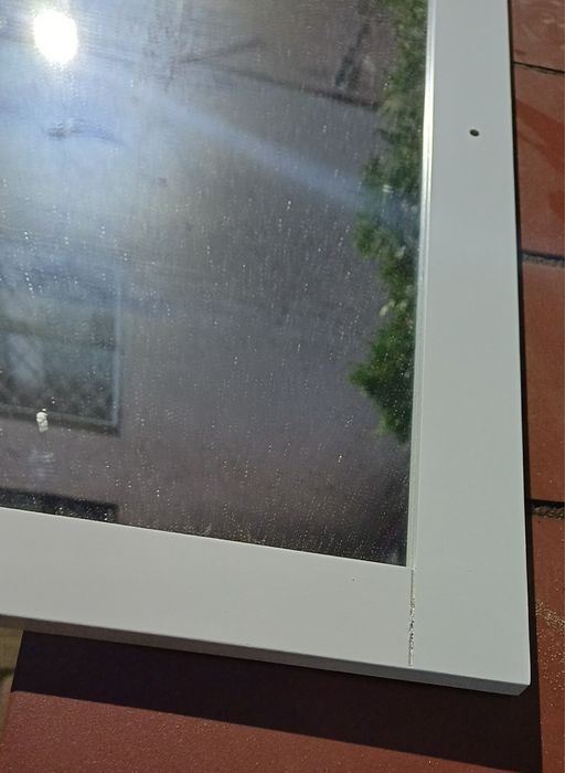 Szafka łazienkowa z lustrem wisząca z półką Biała 12x42x55,5cm WADA