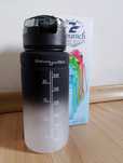 Bidon 700ml czarno-biały