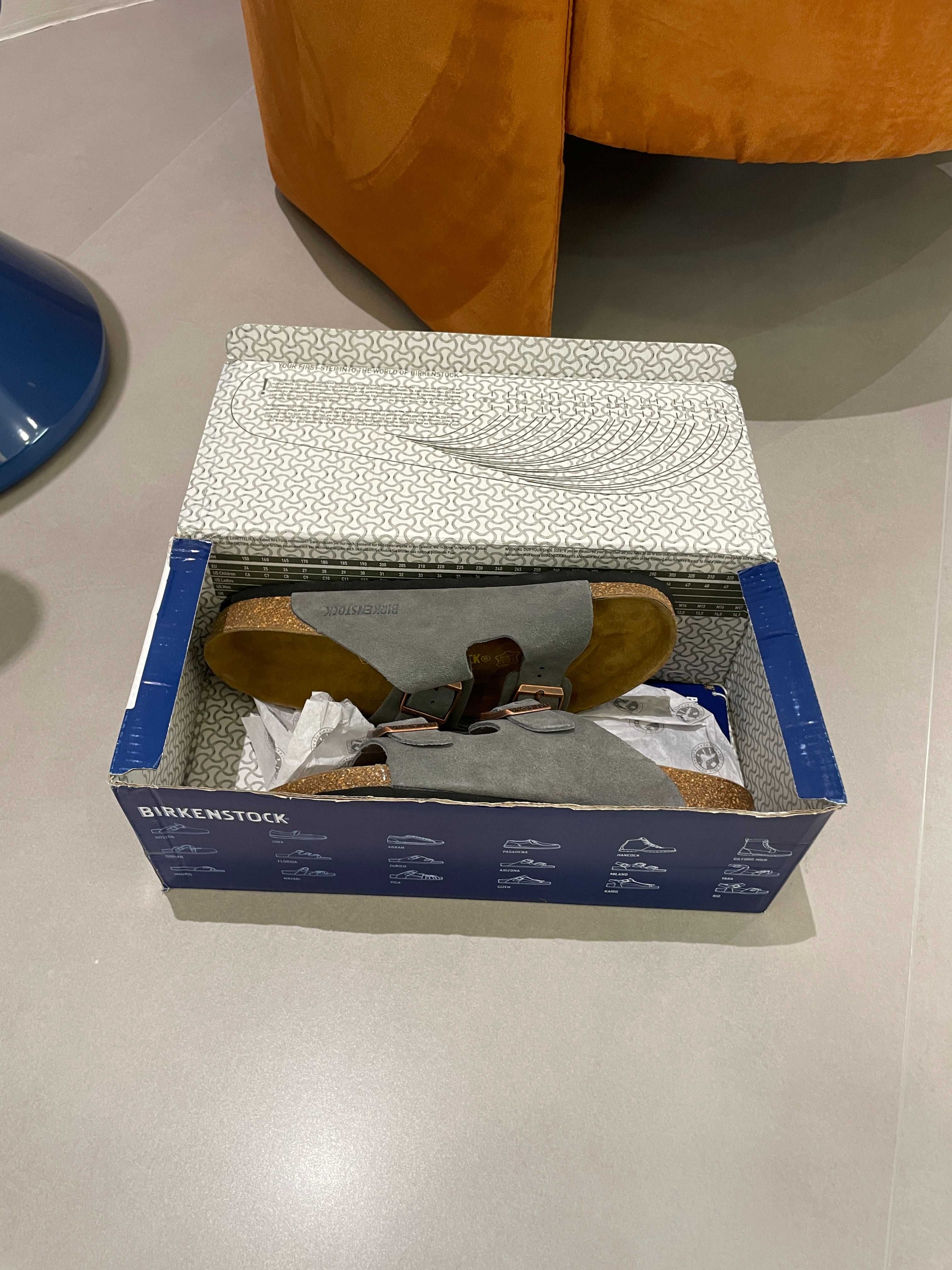 Birkenstock Kapcie damskie Szary 42