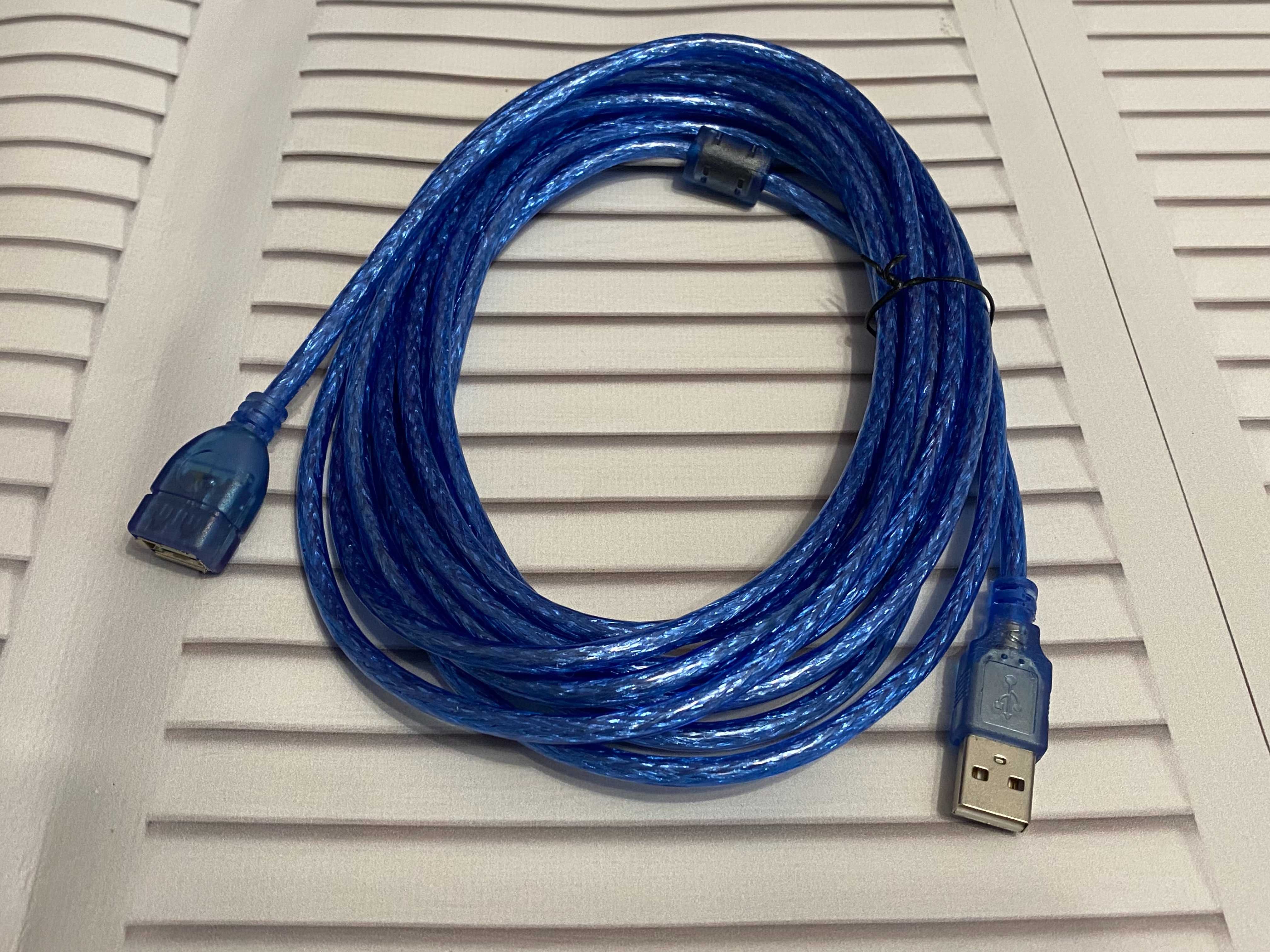 Кабель подовжувач USB 2.0 A/F 5 метрів