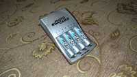 Зарядное устройство Ansmann PhotoCam III + 4 AA аккумулятора 2850 mAh