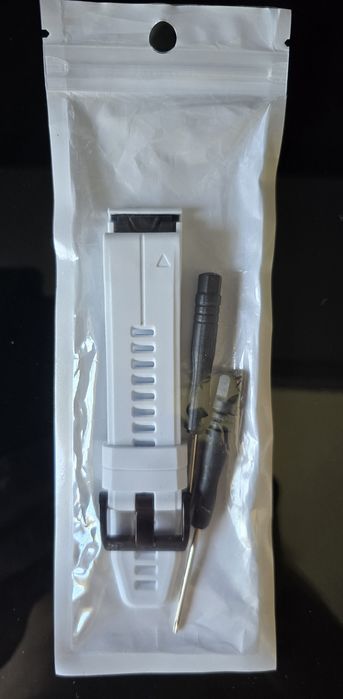 Pasek do zegarka Garmin QuickFit szer. 22 mm. biały - NOWY