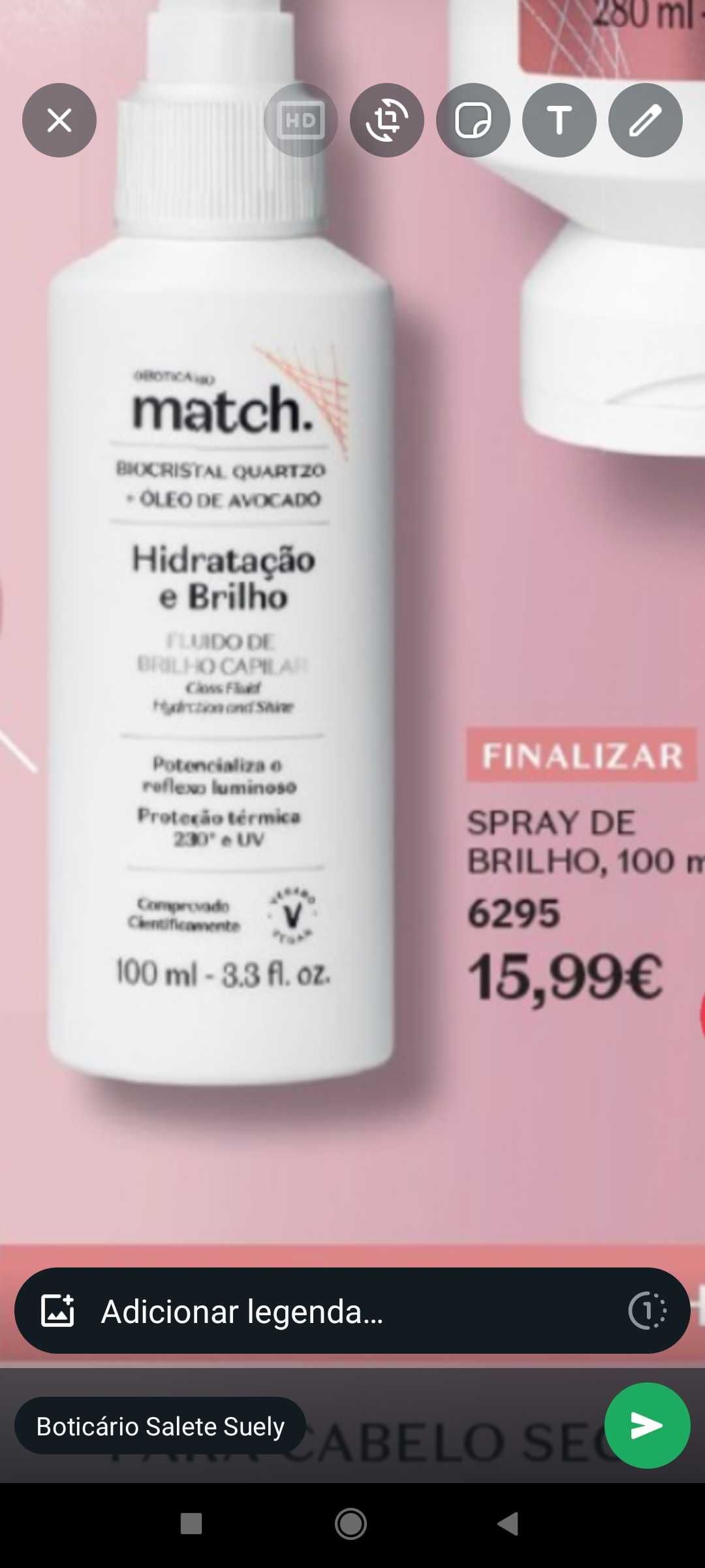 Kit boticario pronta entrega