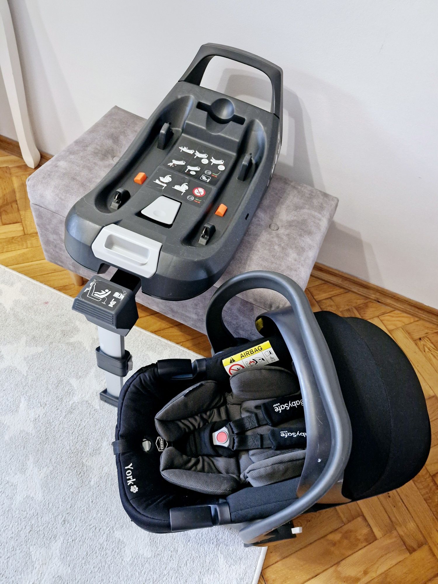 Fotelik Baby Safe York z bazą Isofix