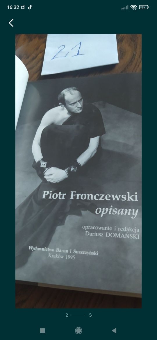 Piotr Fronczewski Opisany