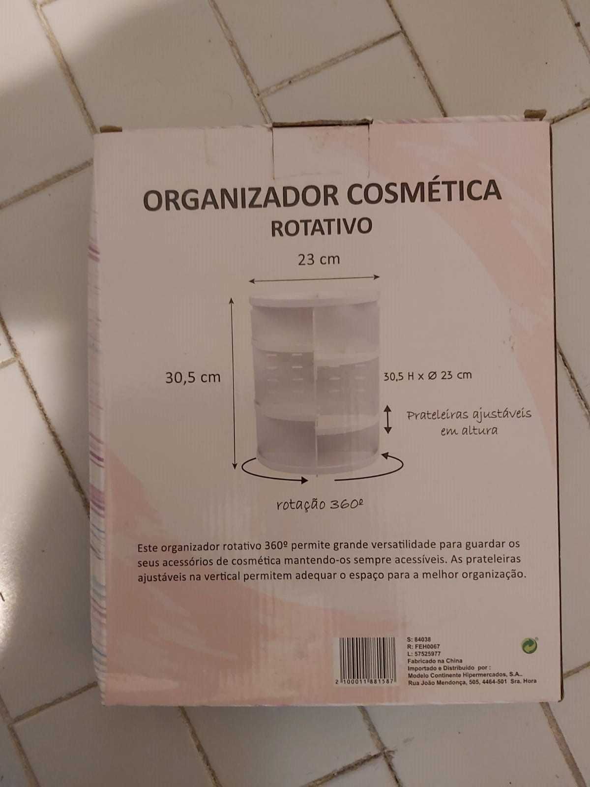 Organizador de Maquilhagem Rotativo