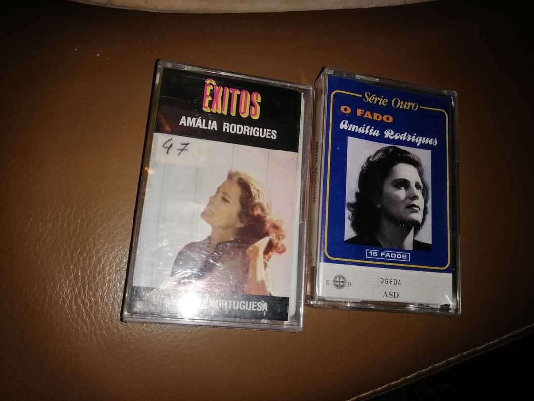 Cassetes antigas Fado Amália Rodrigues