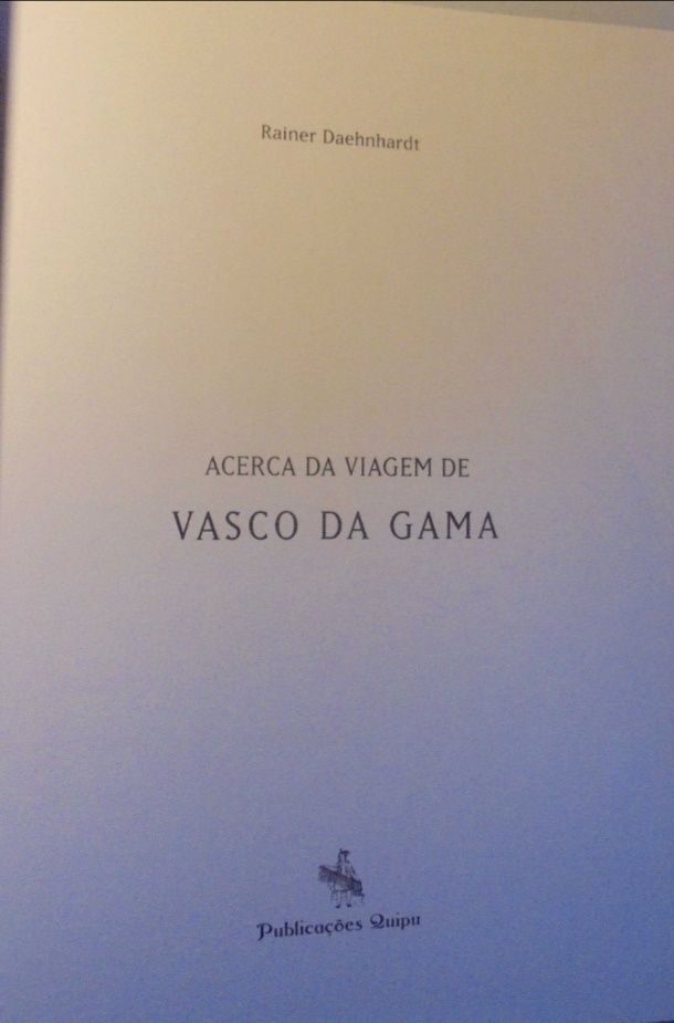 Acerca da viagem de Vasco da Gama