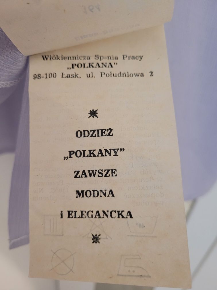 Koszulka damska z pufkami i kokardą, perełka lat 90 polska moda,, Polk