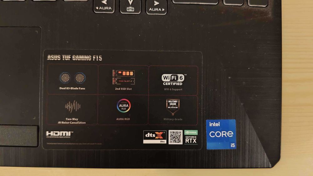Laptop ASUS TUF Gaming F15 i5-11400H/32GB/960/Win11 RTX3050