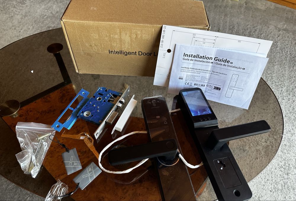 Розумний замок Wafu із ширококутною камерою 120° та розумним дзвінком