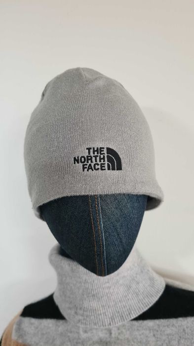 Dwustronna Czapka The North Face TNF Grafitowa Szara. Rozm Uniwersalny