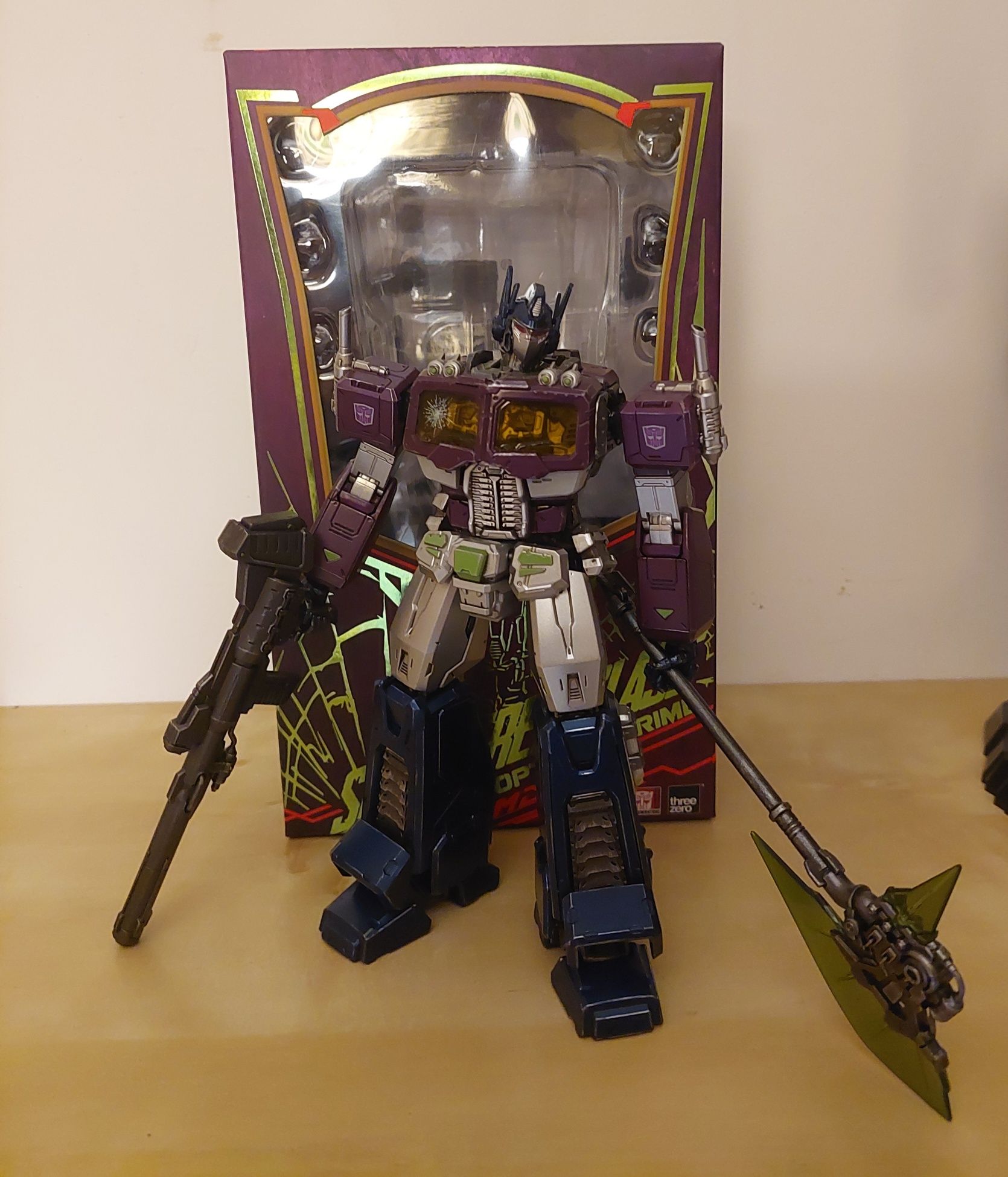 (OPIS!)Transformers Threezero MDLX Shattered Glass Optimus Prime