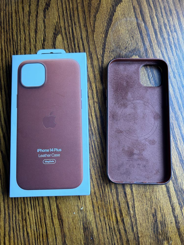iPhone 14 Plus Leather Case Etui