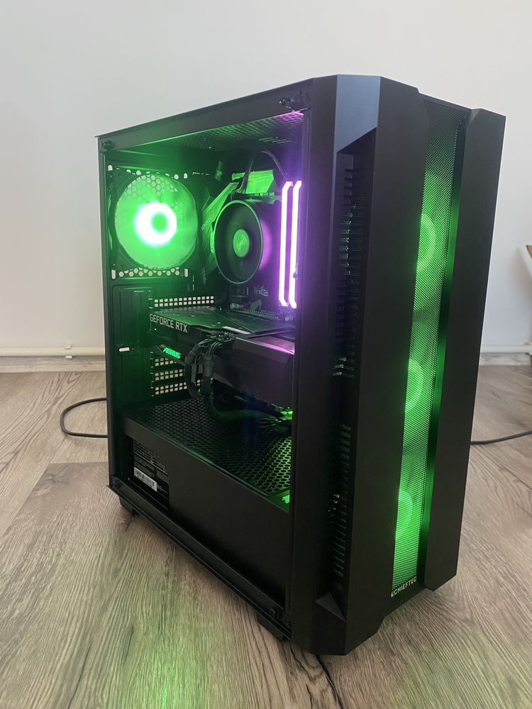 Komputer do gier RTX 3060ti | Ryzen 5 5600x |16GB Ram |512GB SSD |Ledy