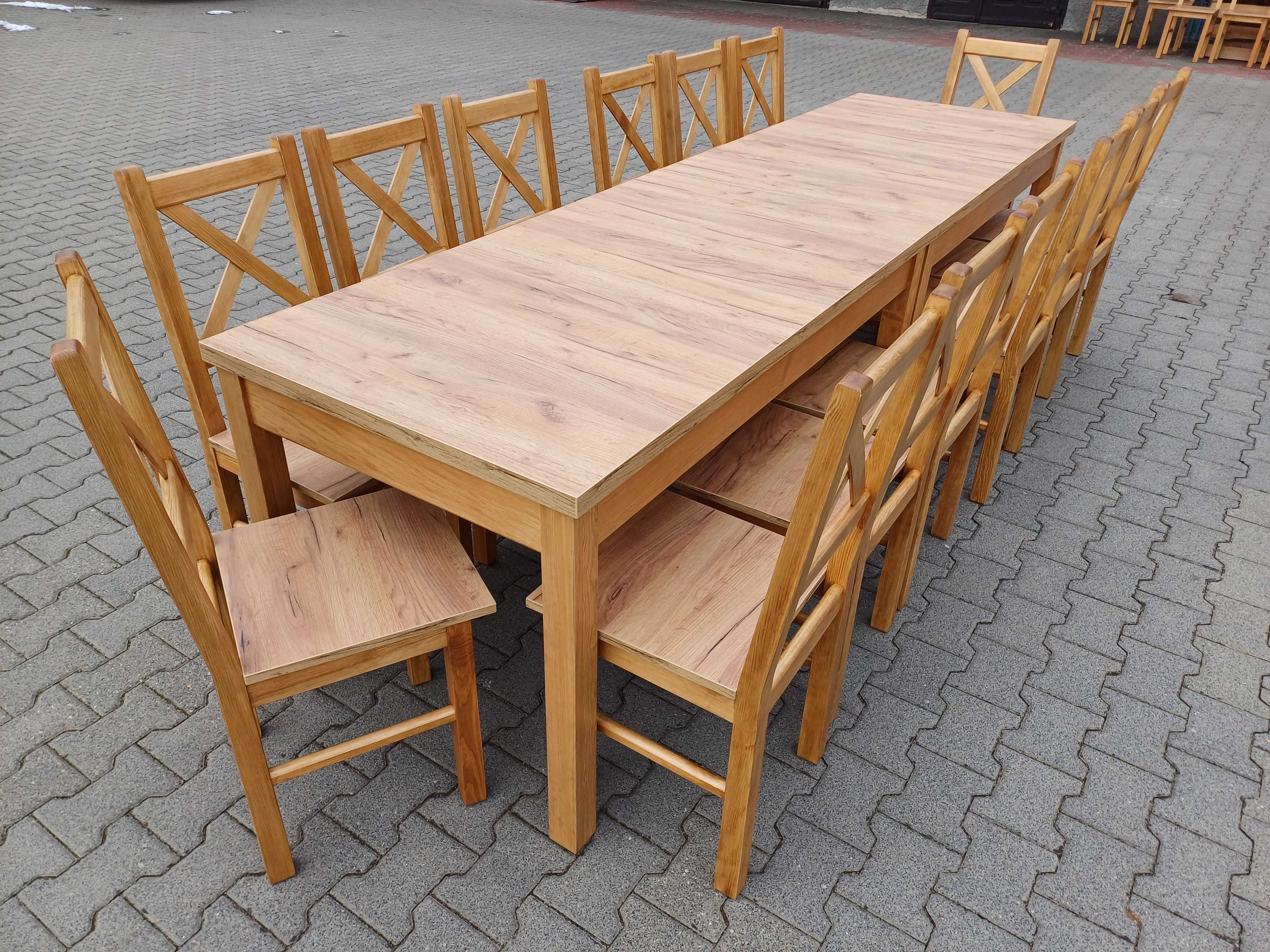 Stol 150x80 i 6 krzesel solidne krzesla tanio do baru restauracji nowe