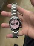 Tudor chronograph pink dial