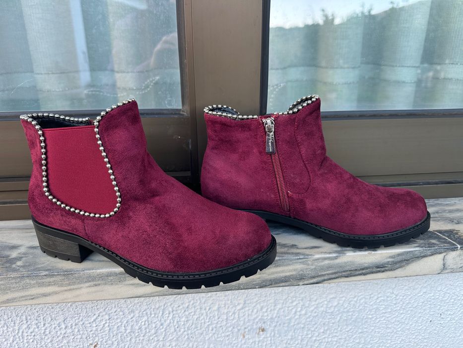 Botas Bordeaux Novas Nº 38