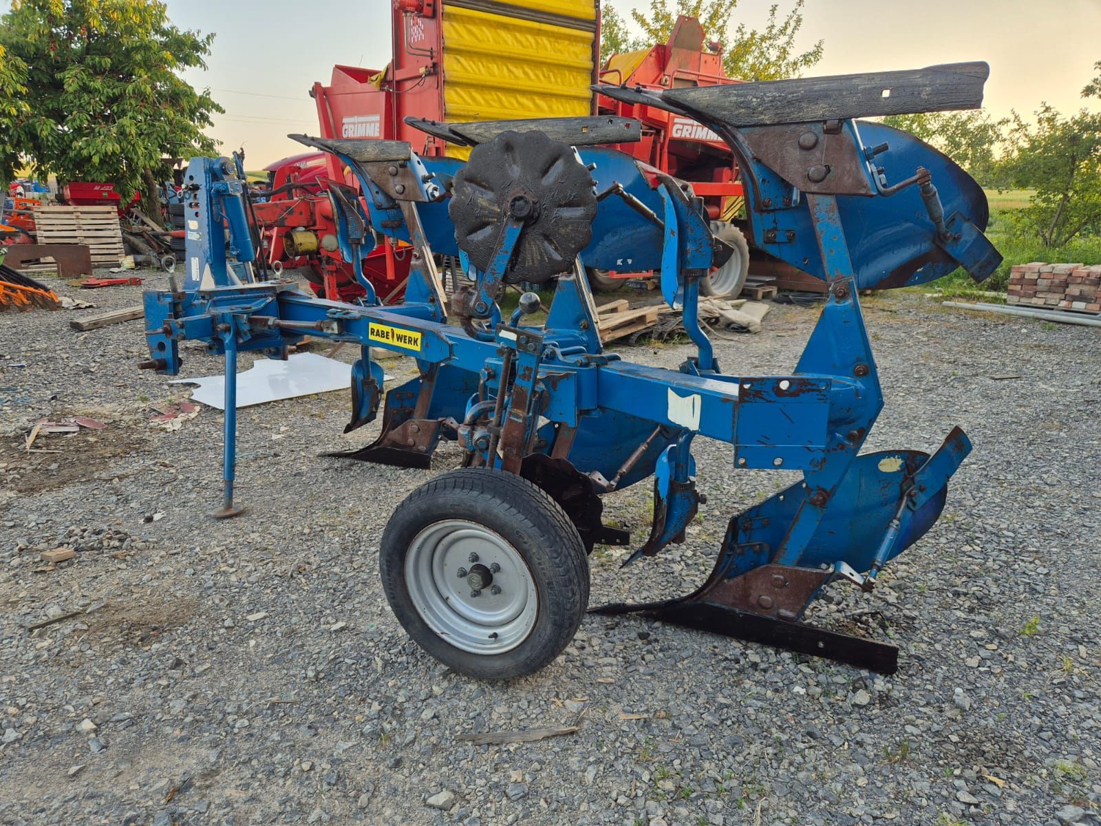 Pług rabewerk 3 skibowy obrotowy rabe werk
