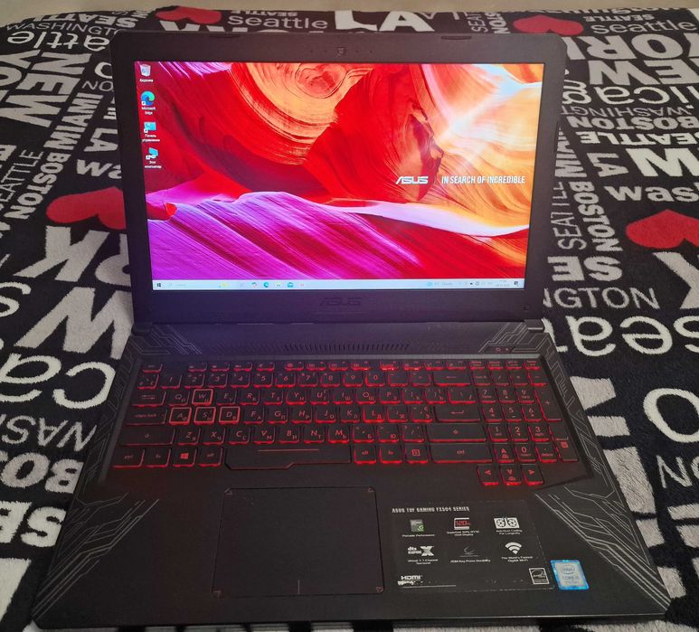 Asus TAF FX504D/IPS 120Hz/ i5-8300H/8DDR4/SSD256/GeF GTX 1050 4 ГБ