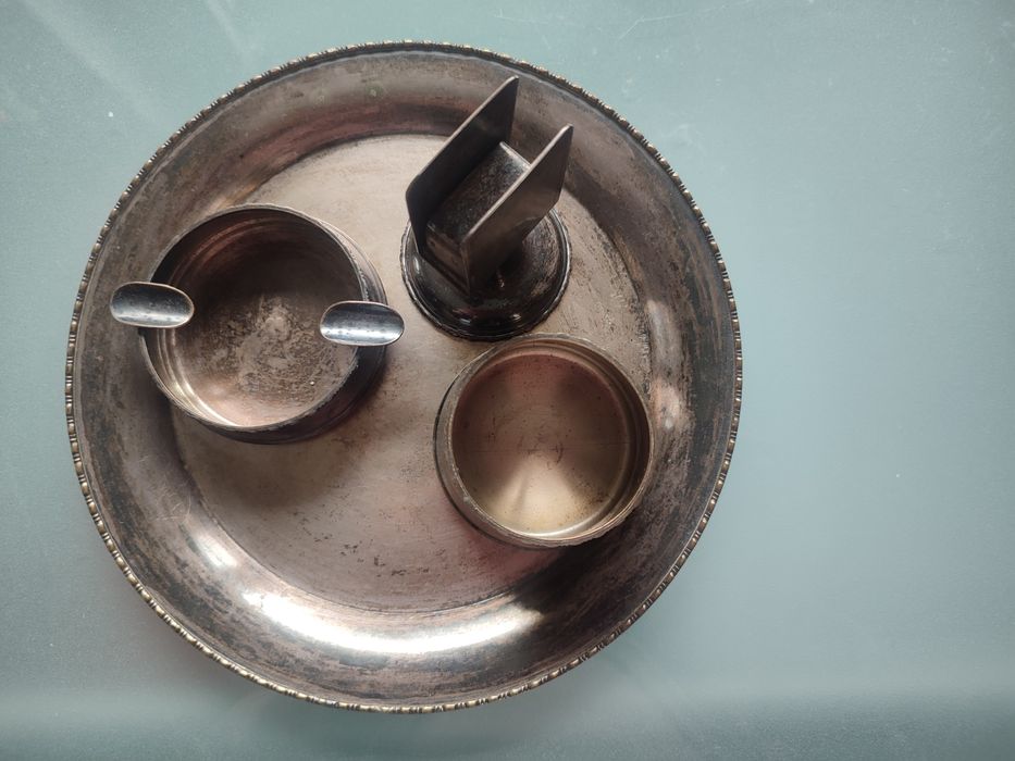 Zestaw palacza czteroczęściowy, lata 50/60 XX wieku