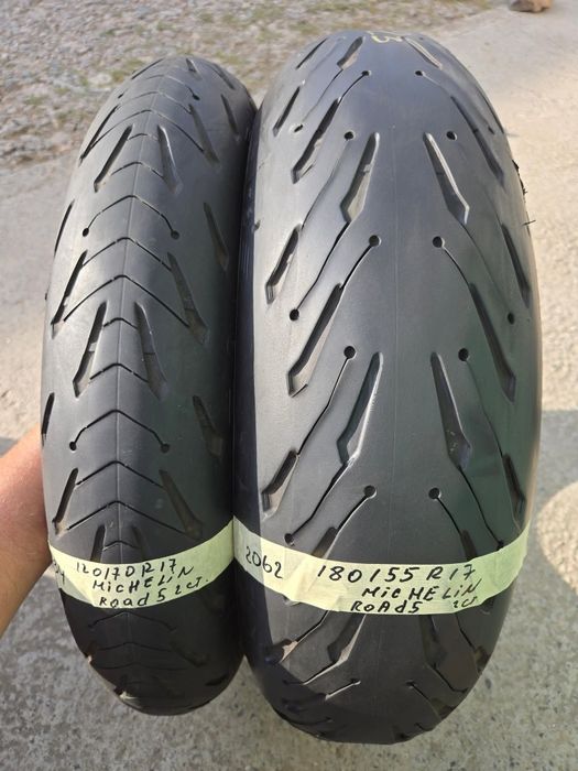 180/55R17 120 70 17 Michelin Road 5