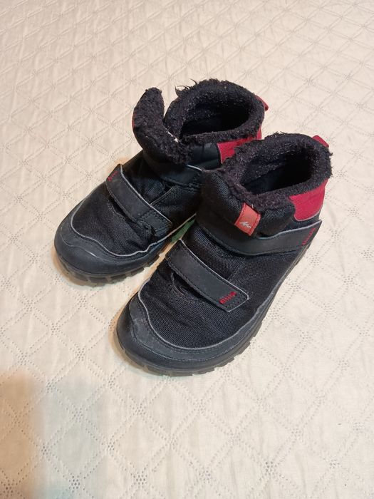 29 Buty zimowe trekkingowe Quechua waterproof wodoodporne czarne