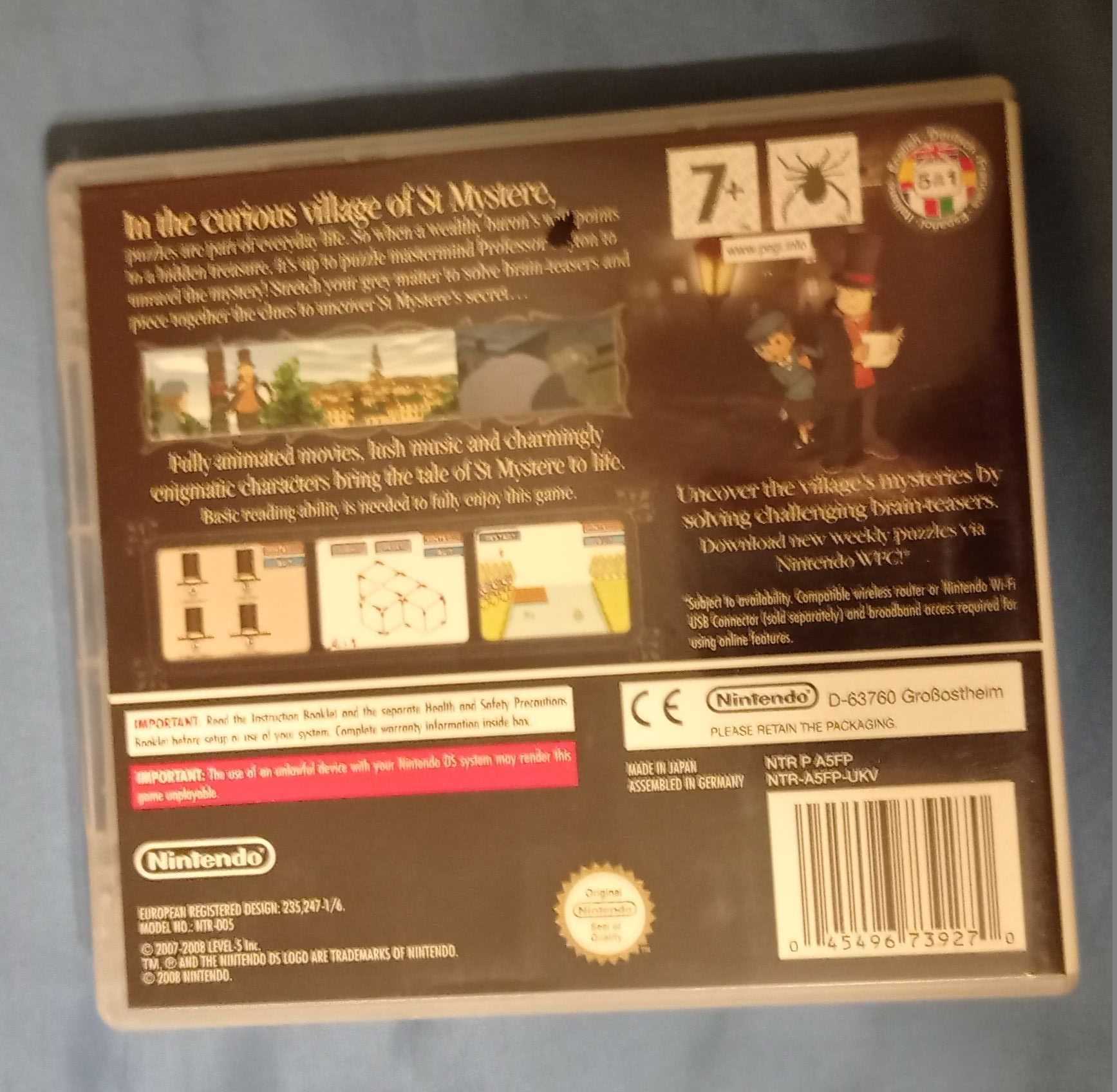 Professor Layton and The Curious Village Nintendo DS