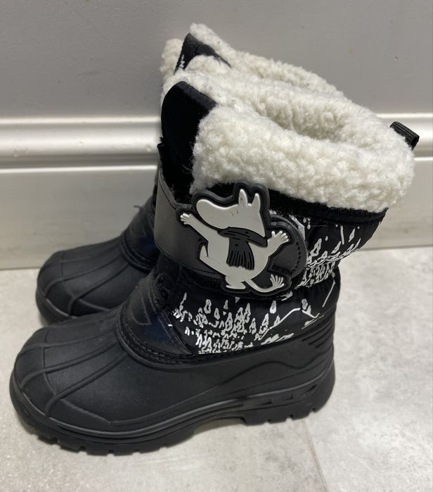 Kozaki, buty zimowe, śniegowce moomin, rozmiar 28
