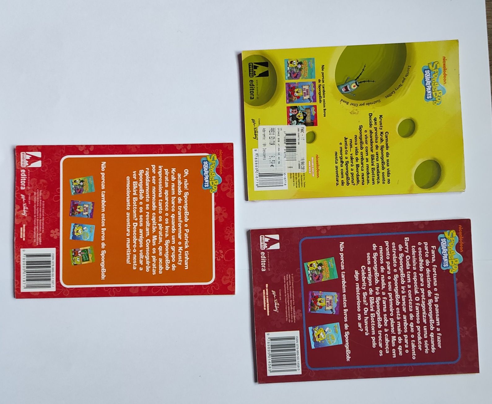 Livros SpongeBob