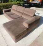 Sofá | Chaise longue | Encosto de cabeça ajustável
