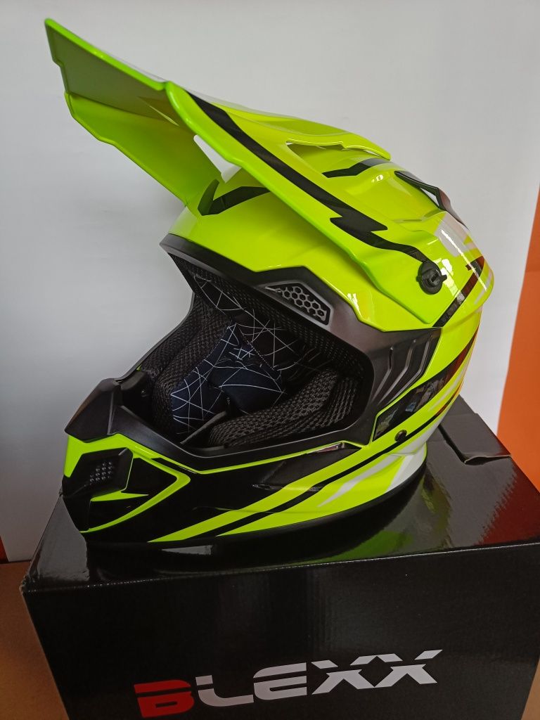 Kask dziecięcy CROSS quad ATV enduro BLEXX S M L XL