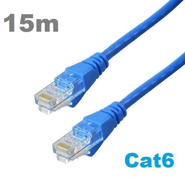Kabel sieciowy LAN Ethernet RJ45 UTP 15m Cat6 * Video-Play