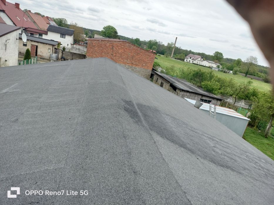 Krycie dachów papą termozgrzewalną ,konserwacja ,gwarancja pisemna