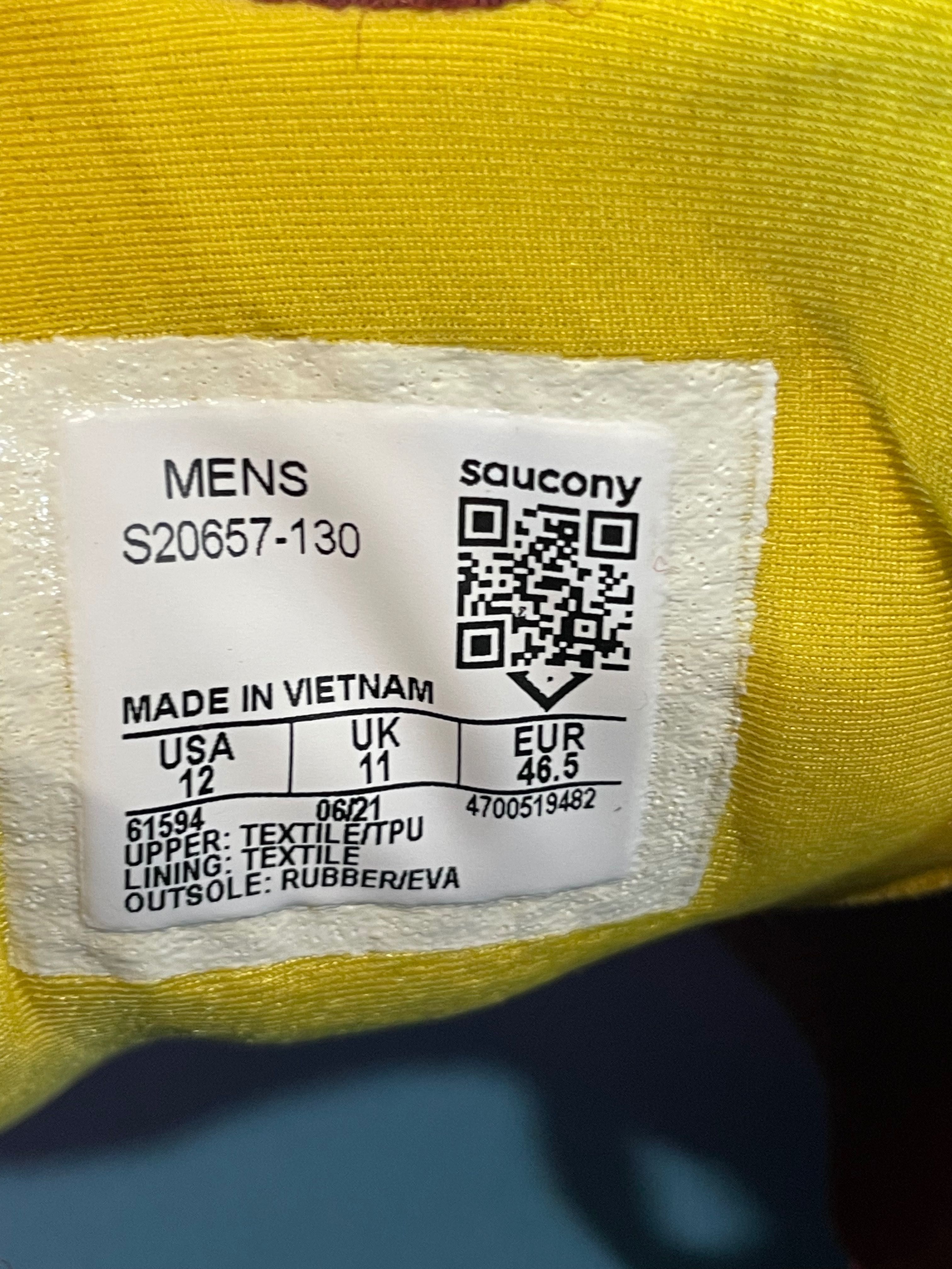 Чоловічі легкі бігові кросівки Saucony Axon 46,5 розмір