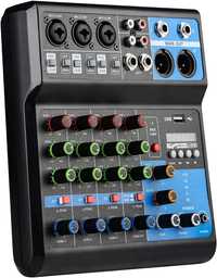 5 kanałowy mixer bluetooth f-5a usb dla dj