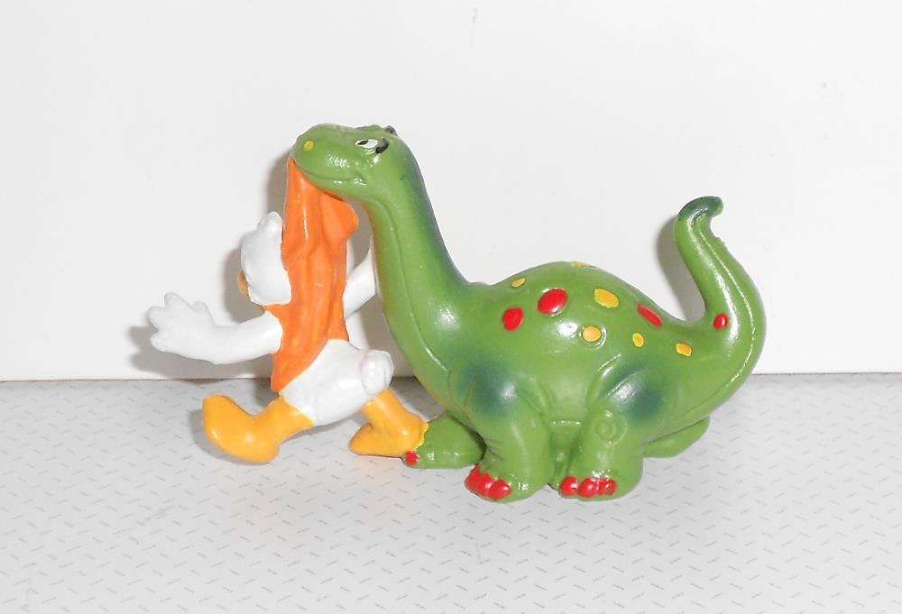 Boneco figura PVC Pato Donald dinossauro