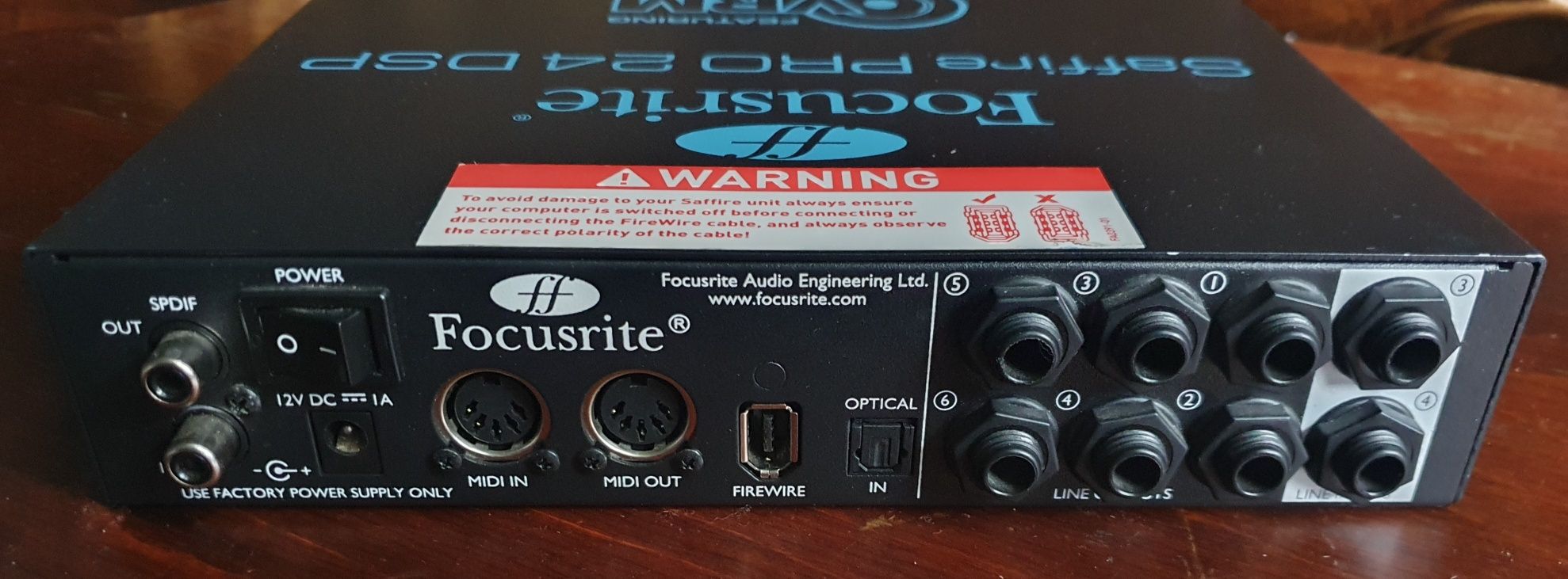 Focusrite Saffire PRO 24 DSP interfejs audio firewire
