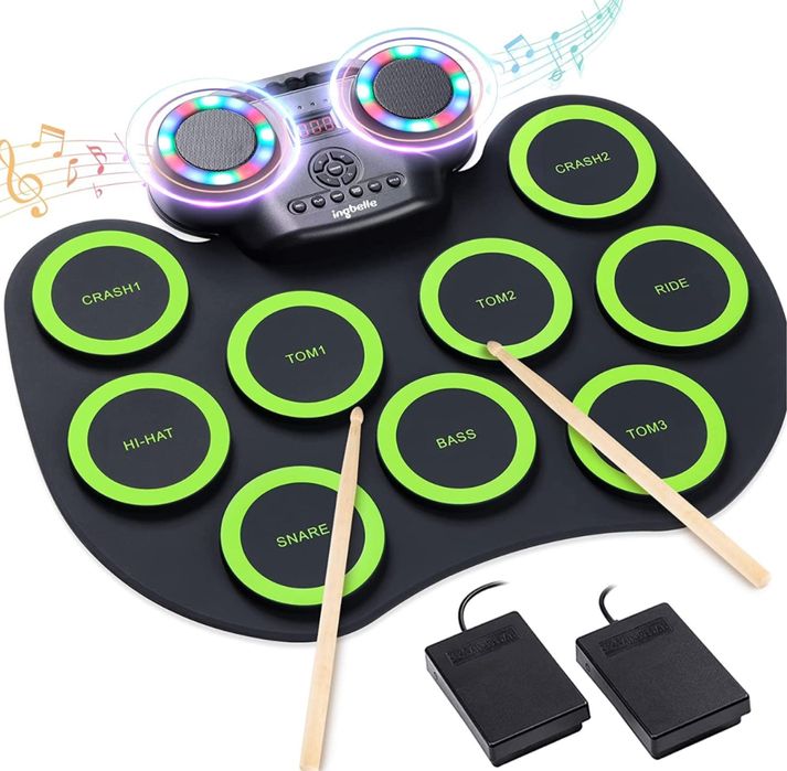 Барабани електронні, установка G6009 Зелена