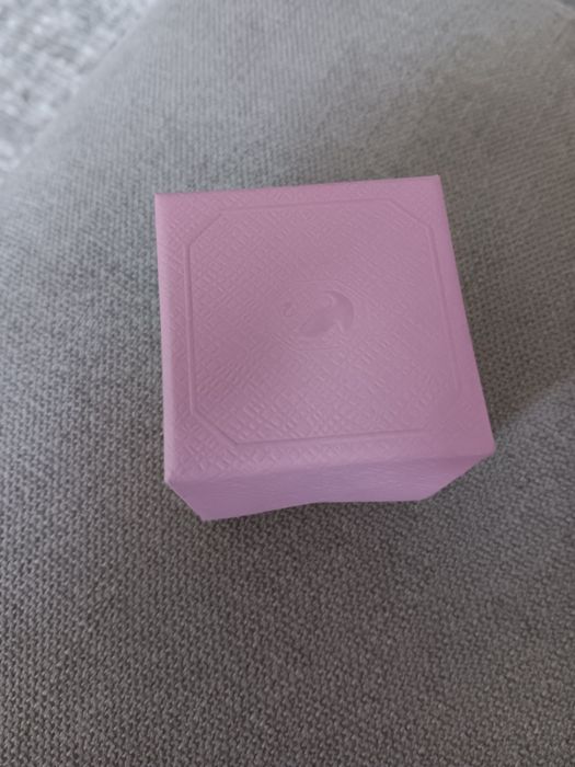 Caixa swarovski anel rosa
