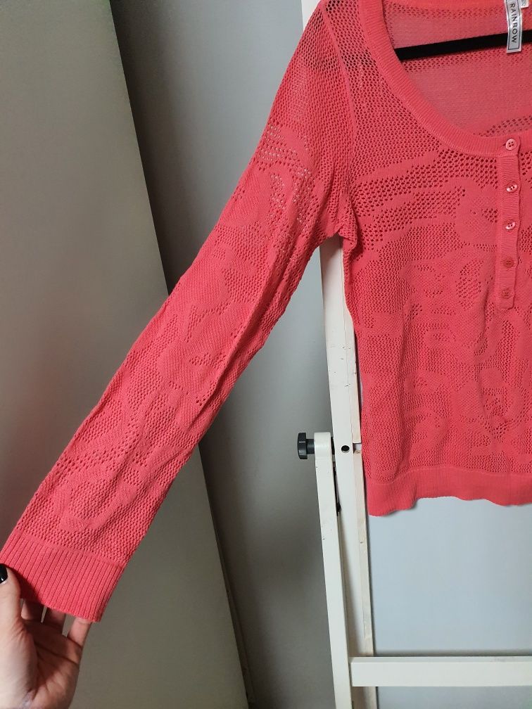 Różowy Sweter Bluzka bpc Bonprix Collection 40 42 L xl