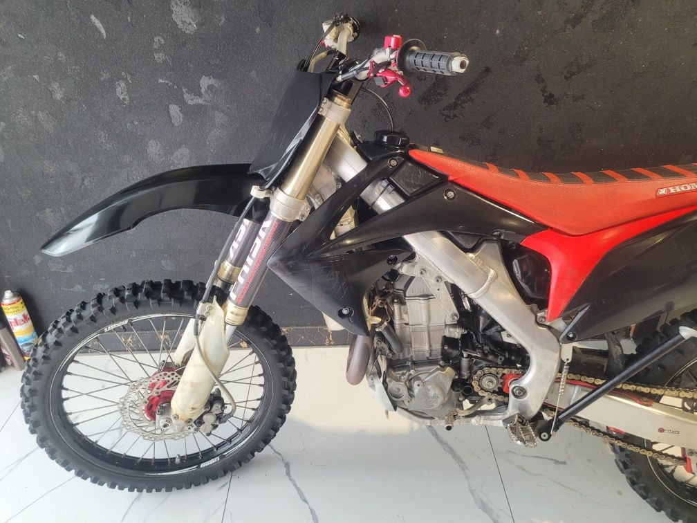 HONDA CRF 450 UBRANA RATY NA OŚWIADCZENIE idealna zapraszam polecam