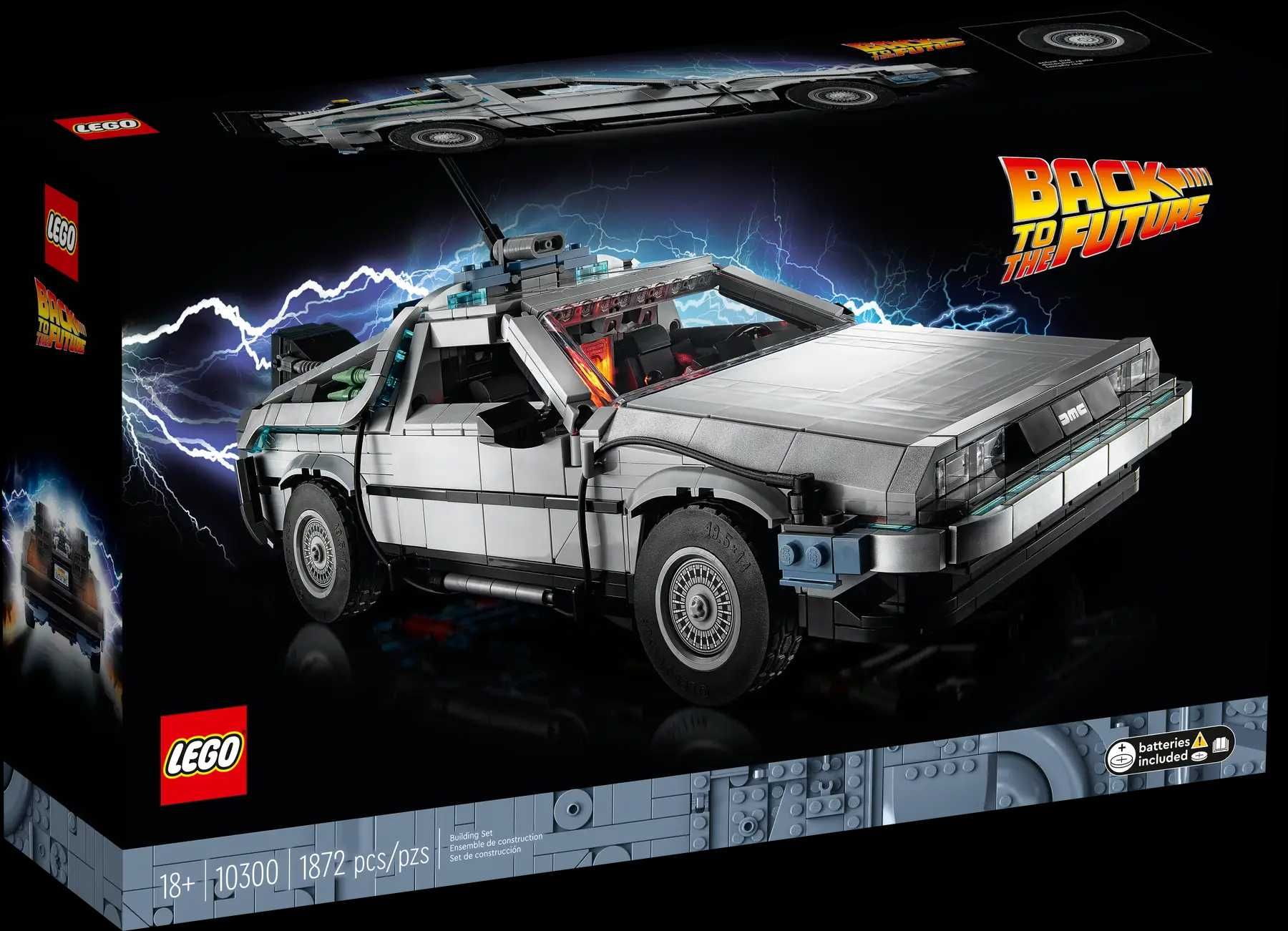 LEGO ICONS - Máquina do Tempo Regresso ao Futuro  10300
